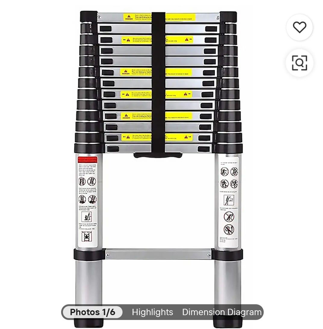 Aluminum Telescopic Ladder - Ladders & Access Equipment | Acharya H.P.L overseas