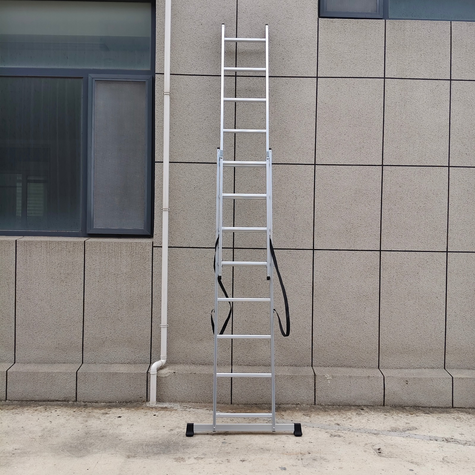 Aluminum Telescopic Extension Ladder (Extended) - Ladders & Access Equipment | Acharya H.P.L overseas