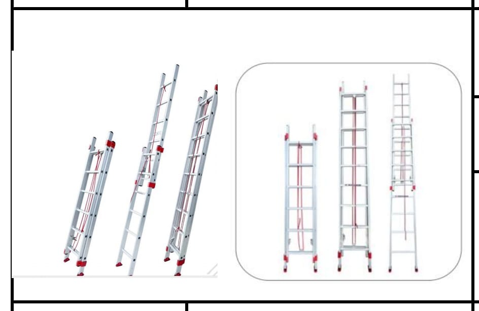 Ladder Technical Specification Diagram - Ladders & Access Equipment | Acharya H.P.L overseas