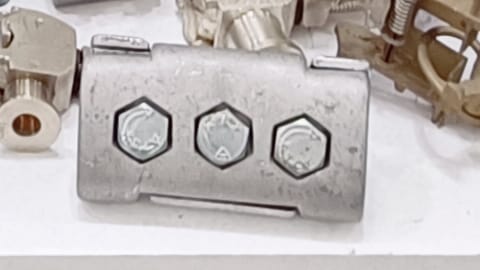 PG Clamp 3-Bolt Type (Top View) - Connectors, PG Clamps & Sockets | Acharya H.P.L overseas