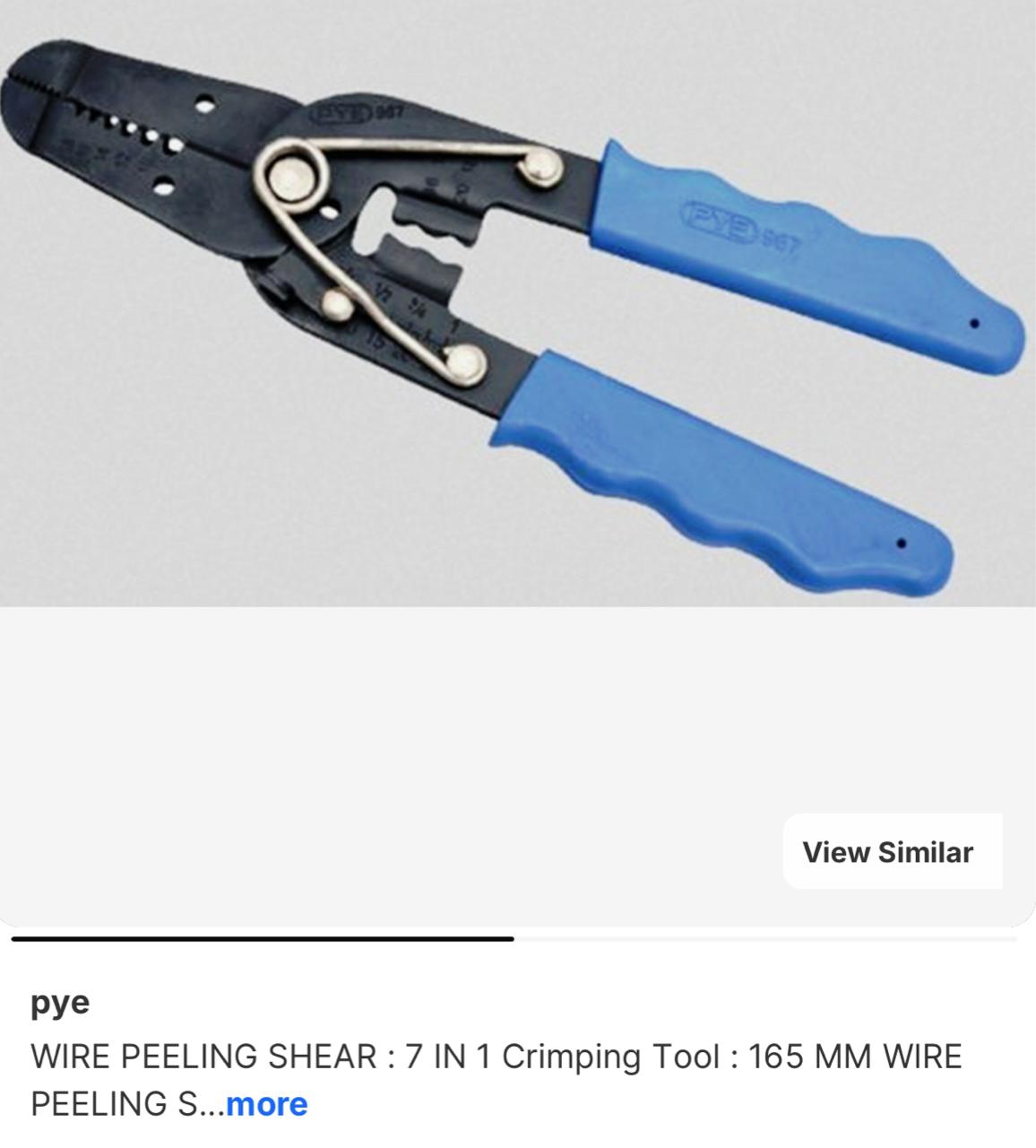 Wire Peeling & Crimping Tool (7-in-1) - Hand Tools & Cutters | Acharya H.P.L overseas