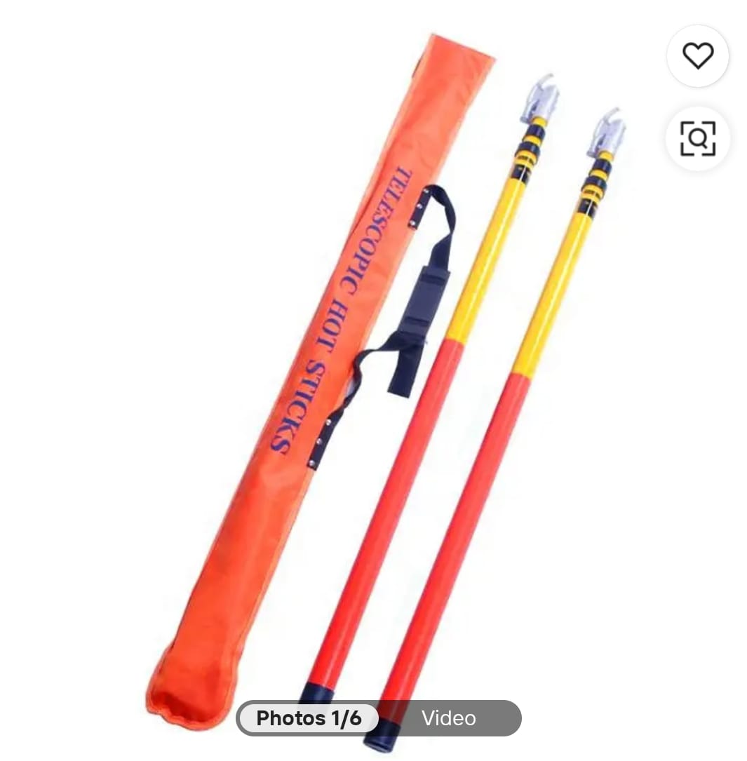 Insulated Hot Stick / Discharge Rod Set - Electrical Safety Equipment | Acharya H.P.L overseas