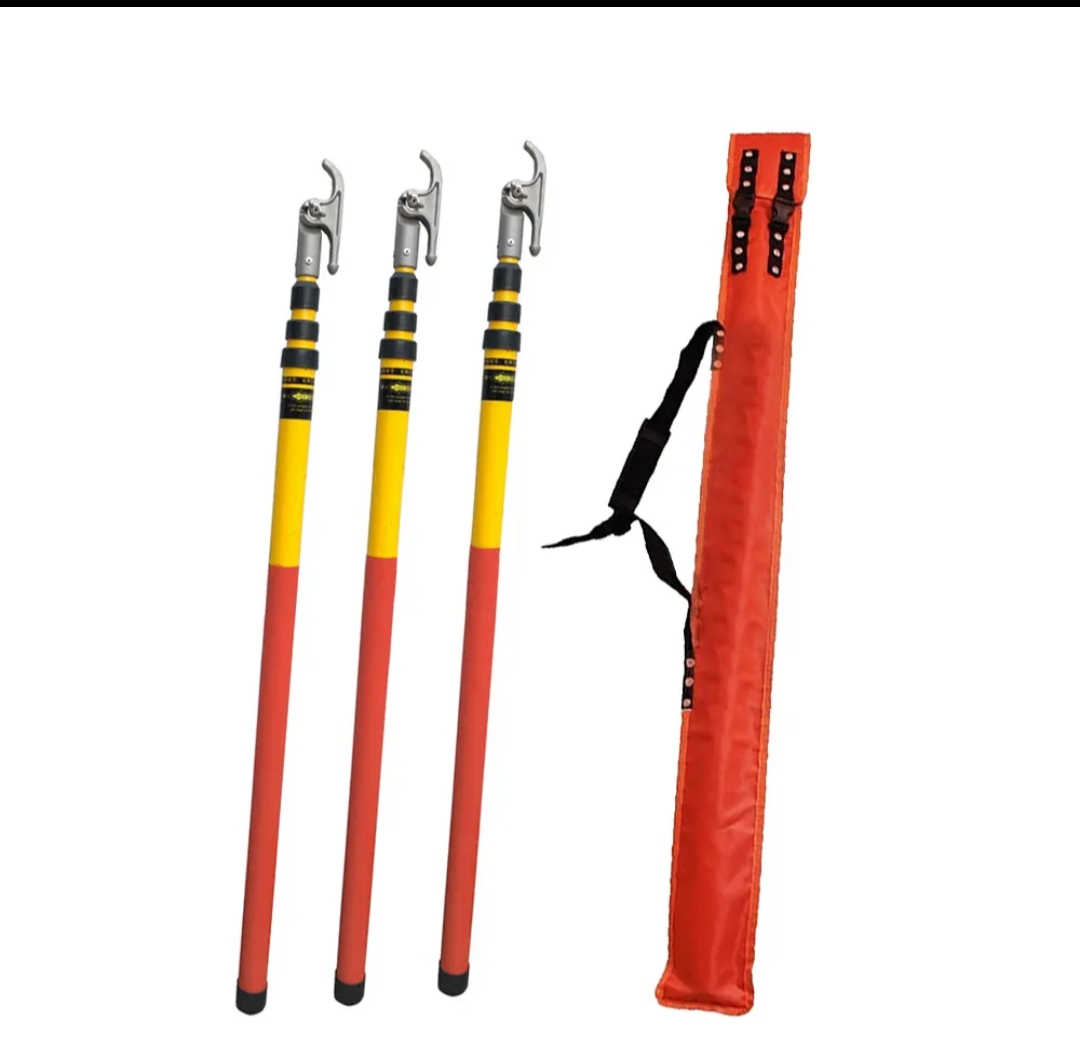 Telescopic Insulated Hot Sticks (Multiple Sizes) - Electrical Safety Equipment | Acharya H.P.L overseas