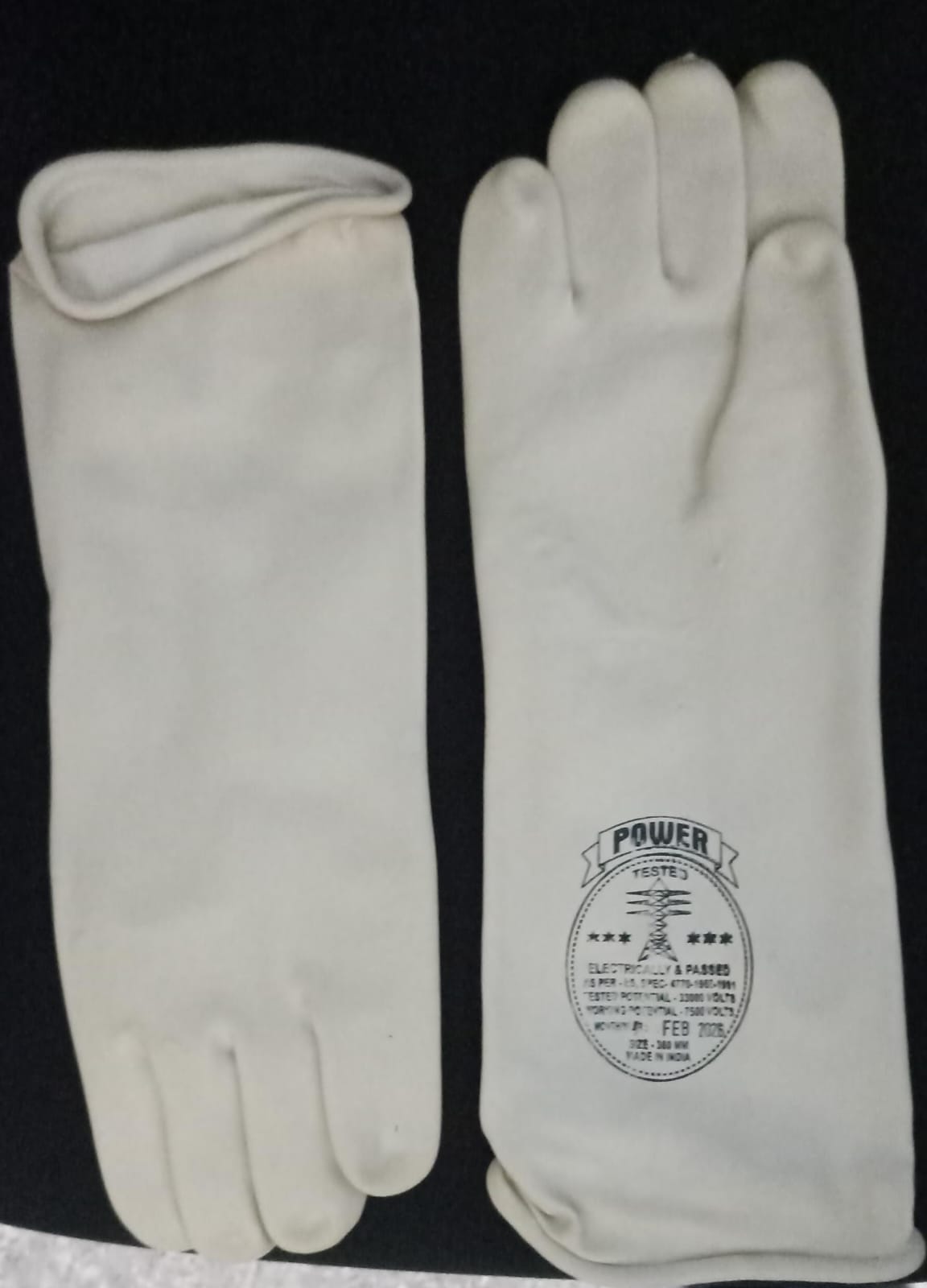 Insulating Leather Electrical Gloves - Electrical Safety Equipment | Acharya H.P.L overseas